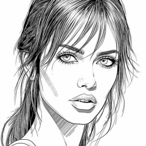 Printable D&D Custom female Human Fighter Character Sheet
