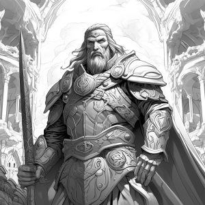 Printable D&D Custom Male Human Fighter Character Sheet