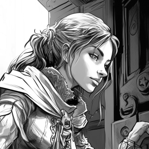 Printable D&D Custom Human Female Character Sheet 25