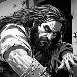 Custom Male Human Rogue Character Sheet