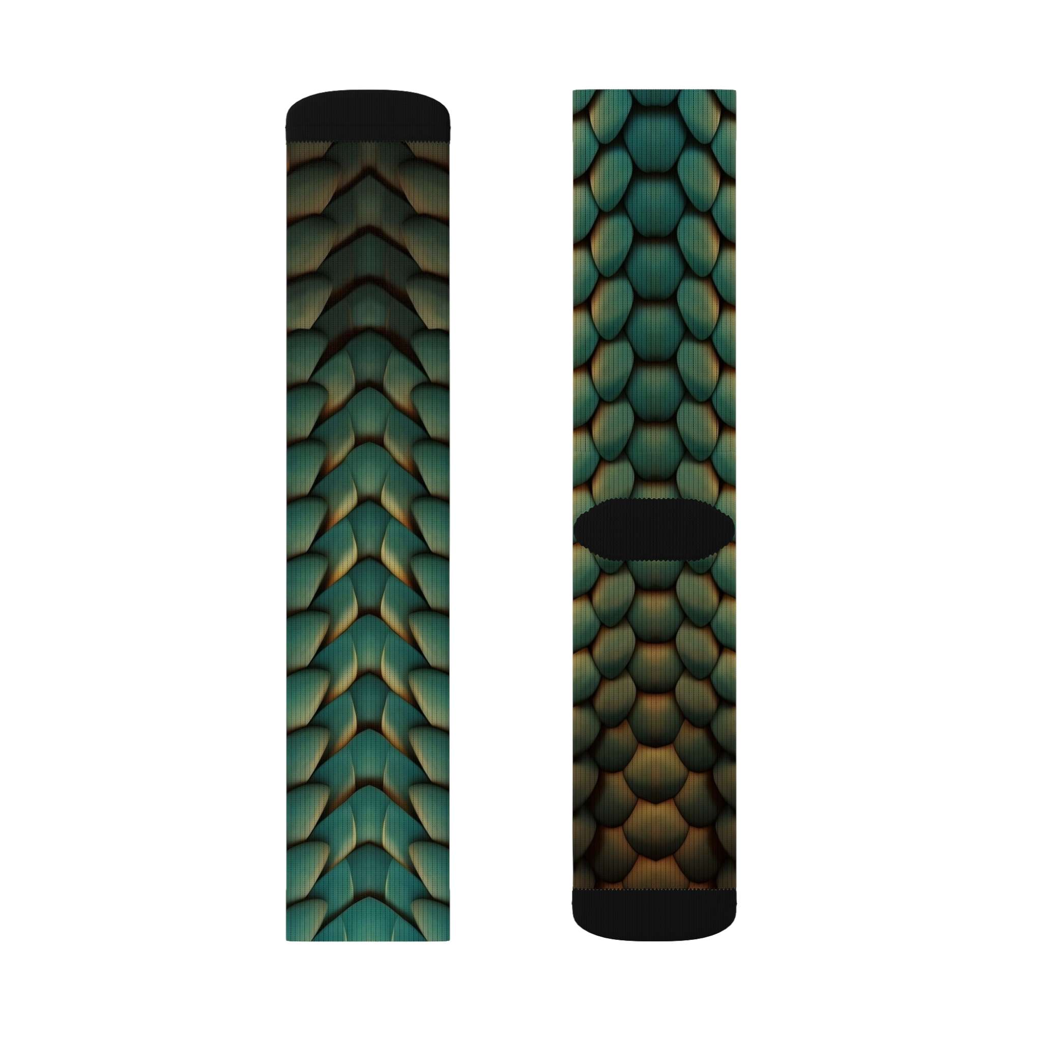+1 Green Dragon Scale Socks - Image 3