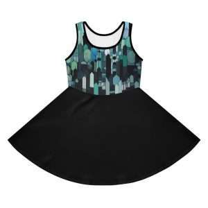 Girls' Sleeveless Sundress (AOP)