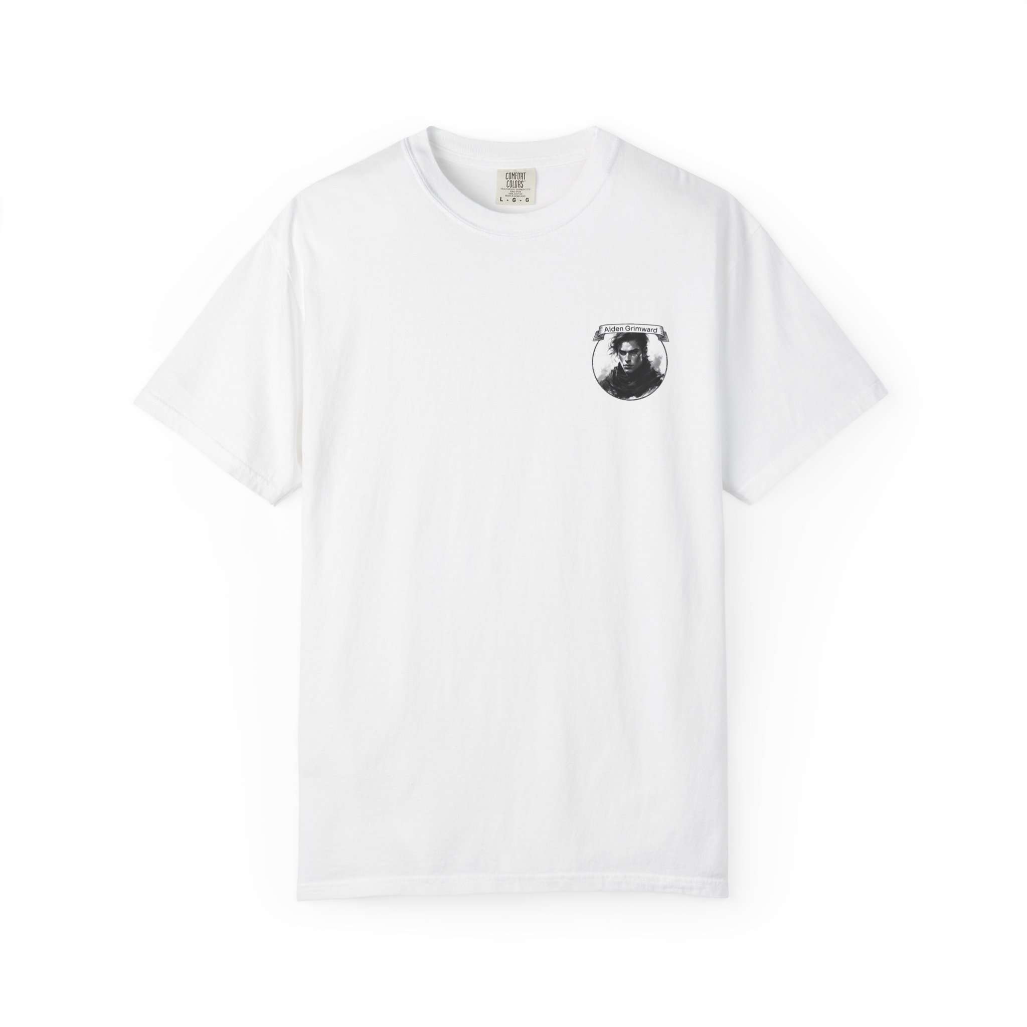 Customizable D&D character art tee shirt.