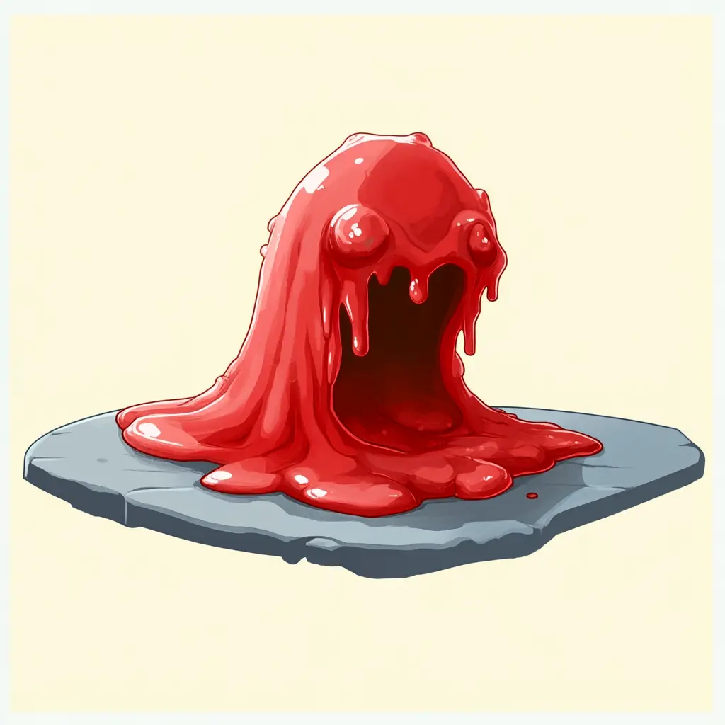 Gummy Ooze - Unlike normal oozes, the Gummy Ooze doesn’t just digest—it absorbs anything it finds remotely tasty, from leftover licorice to unlucky boots.